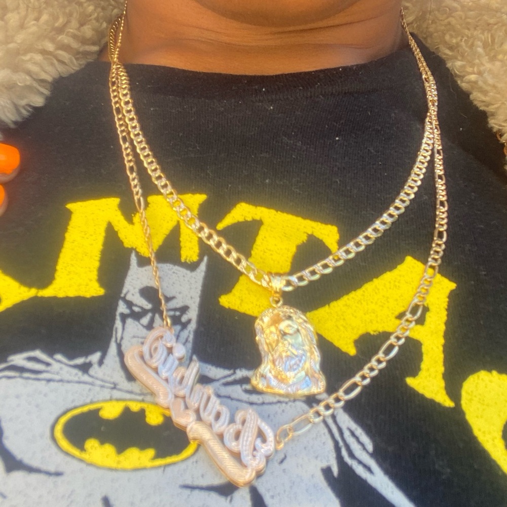 Gold and Silver Layered Necklace Set